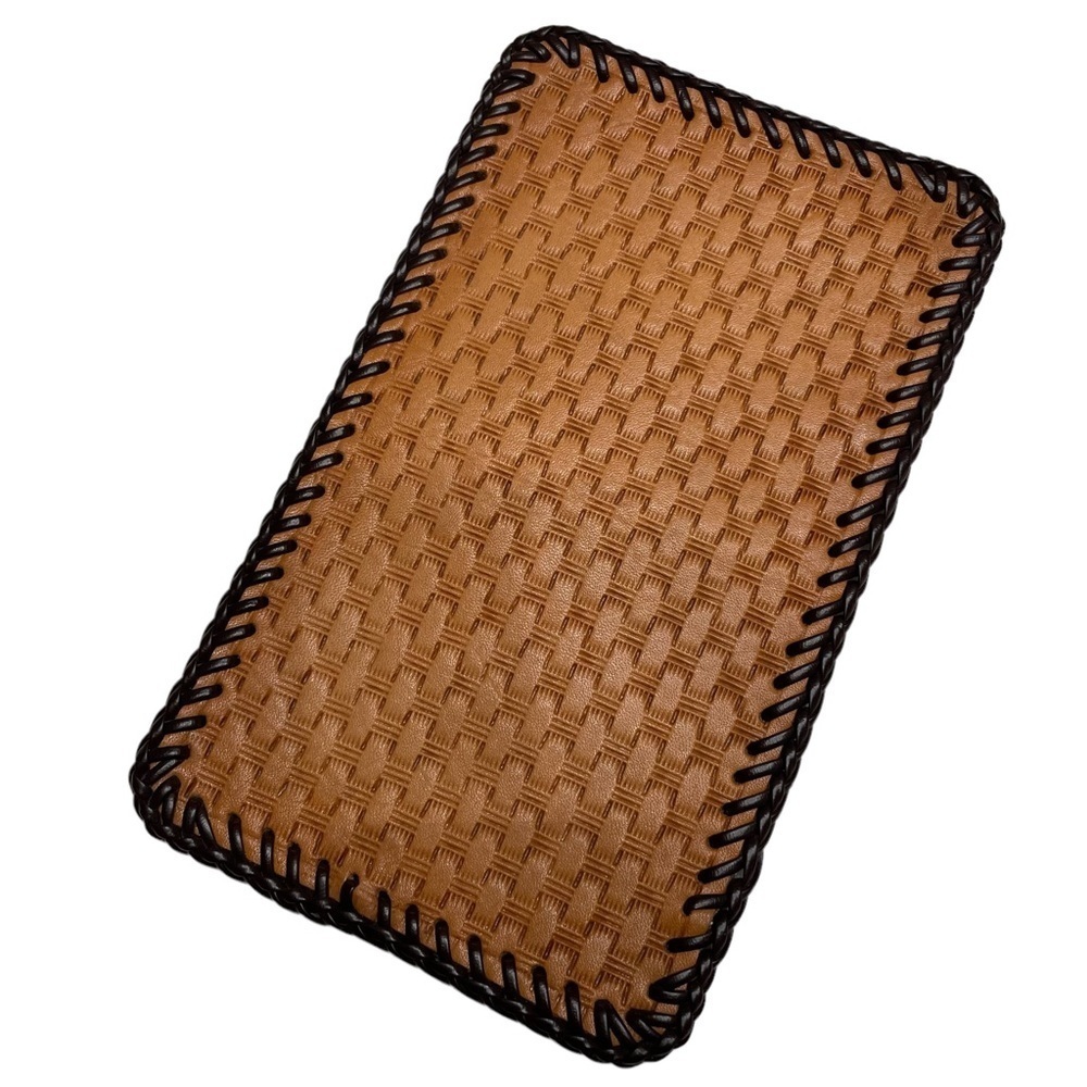 New Brown Leather Billfold Wallet